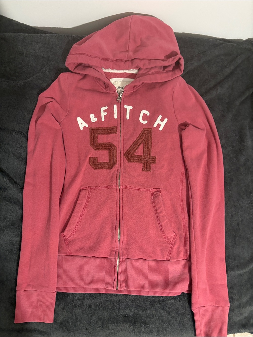 Pink Abercrombie & Fitch zip up